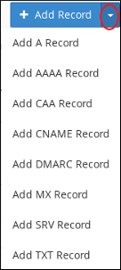 Add record Zone Editor